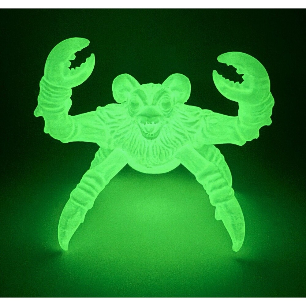 Angry Red Planet Attacking Rat Bat Spider Glow In The Dark Toy Figure